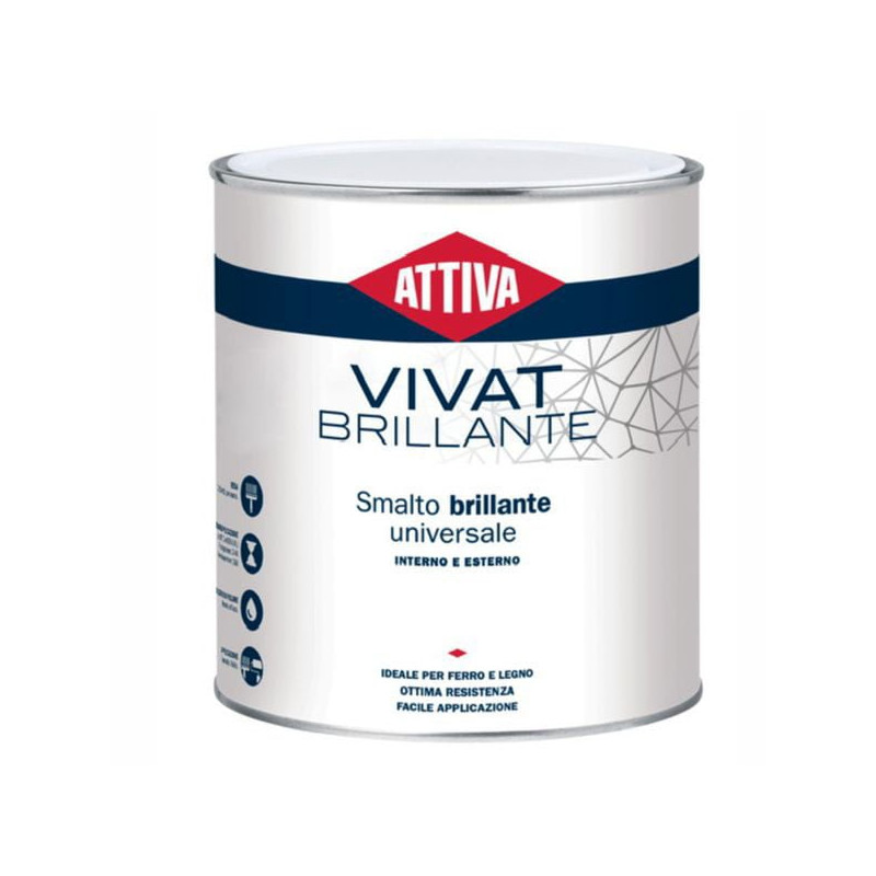 Smalto sintetico attiva 0.750 060 bianco [711187060]
