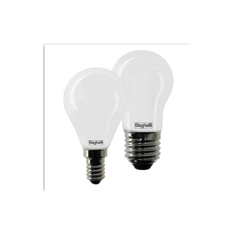 Lampadina led beghelli tuttovetro sfera e27 4000k 6w classe a++ 1pz
