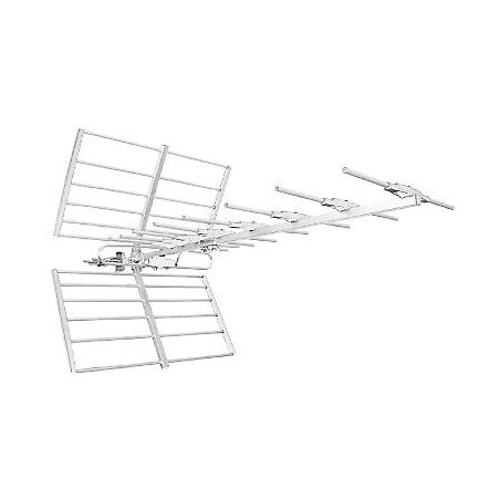 Antenna tv direttiva gbs elettronica dtt-1113-5g da esterno/uhf