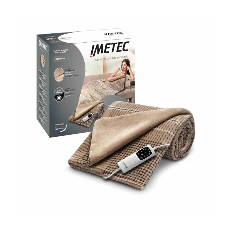 Scaldasonno imetec adatta eleganza 180x140cm beige 1pz [16936]