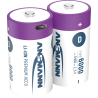 Batteria ansmann agli ioni di litio akku mono d tipo 6000 5400mah