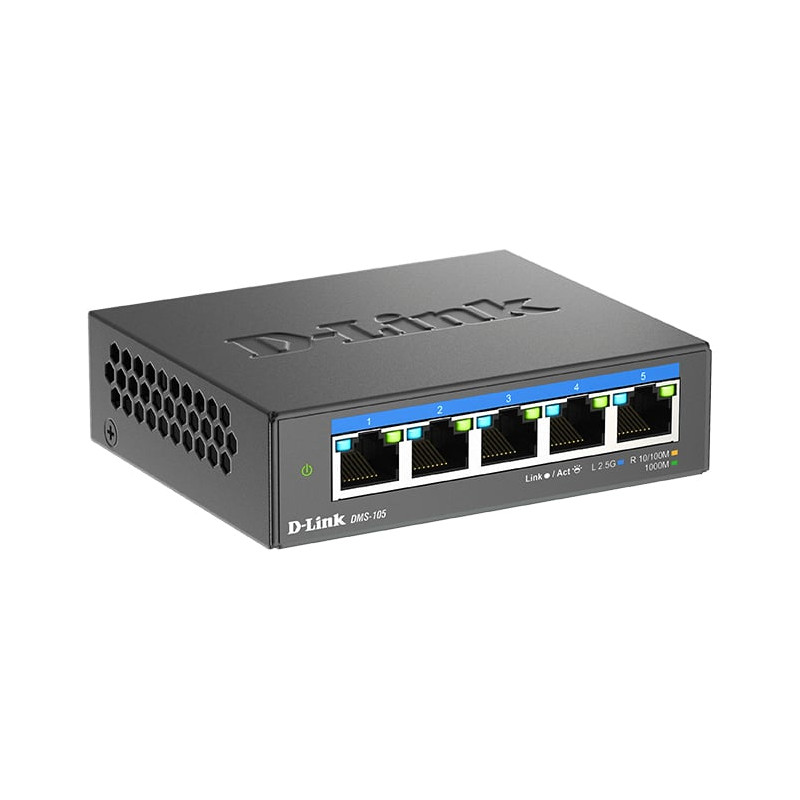 Switch d-link dms-105 non gestito l2 5porte ethernet 100/1000/2500