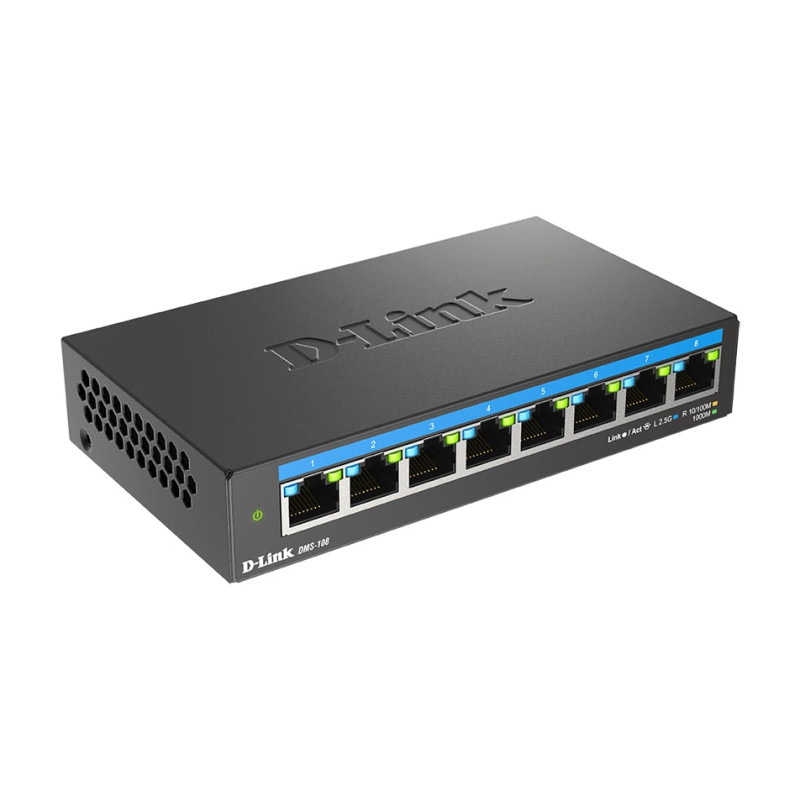 Switch d-link dms-108 non gestito l2 8porte ethernet 100/1000/2500