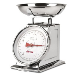 Bilancia cucina meccanica girmi in acciaio inossidabile 20gr/5kg
