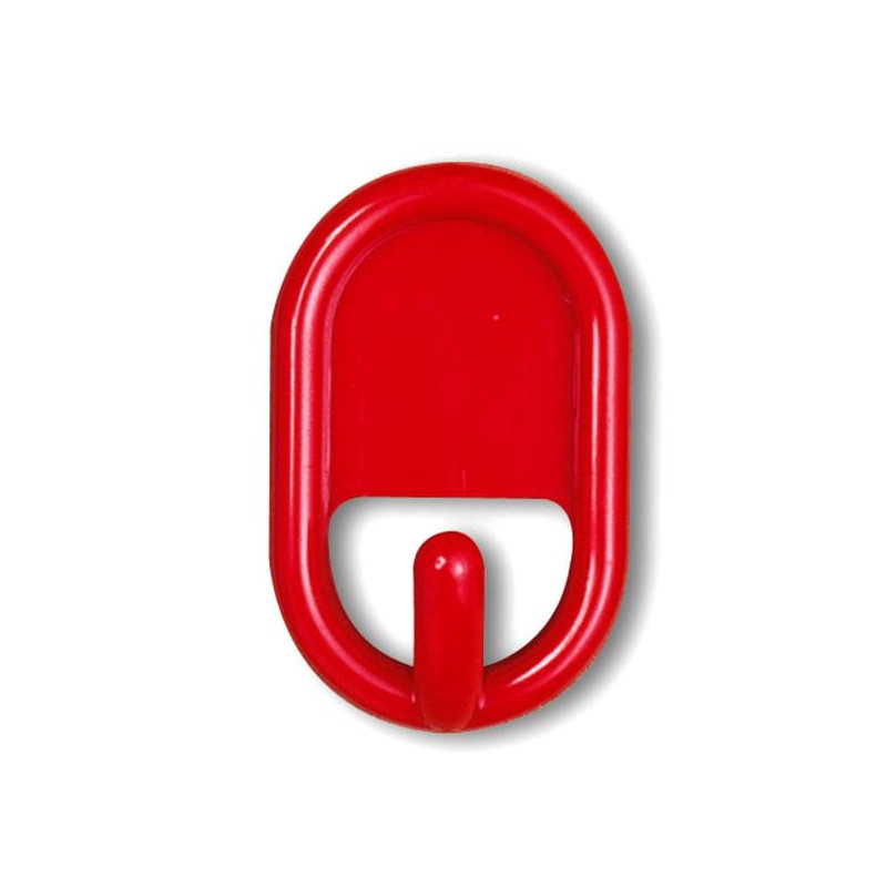 Gancio 2000 jumbo 3x4.5cm 4pz autoadesivo/plastica colori assortiti