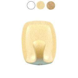 Gancio junior diemme 3.8x5cm 18pz autoadesivo/plastica noce [2333]