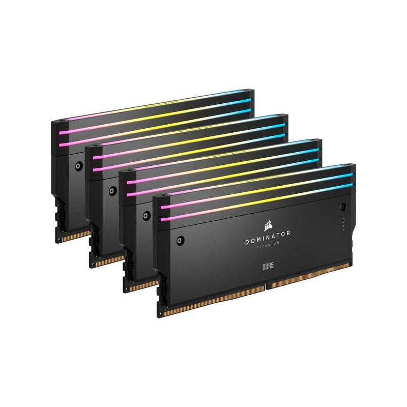Ram dimm ddr5 64gb corsair dominator titanium 6000mhz cas36 4pz nero