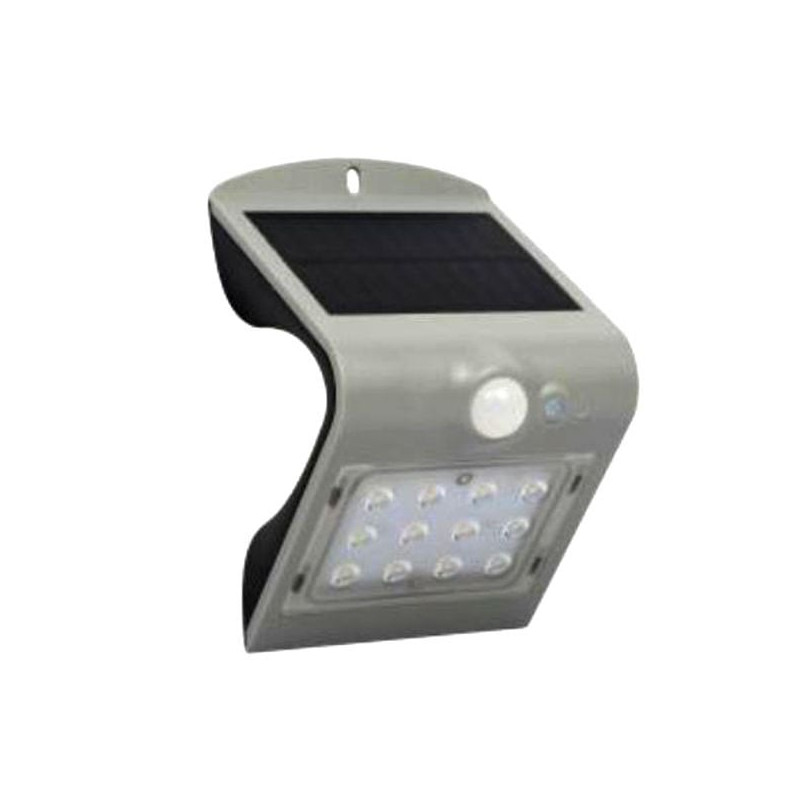 Lampada led maximus ip65 con sensore di movimento 1200mah/3.7v nero