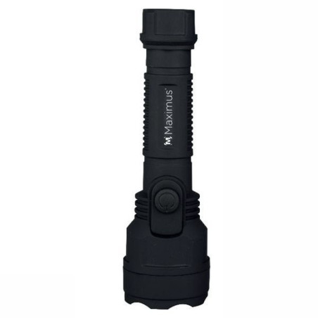 Torcia led maximus fl020du 1w 70lm nero [m-fl-020-du]