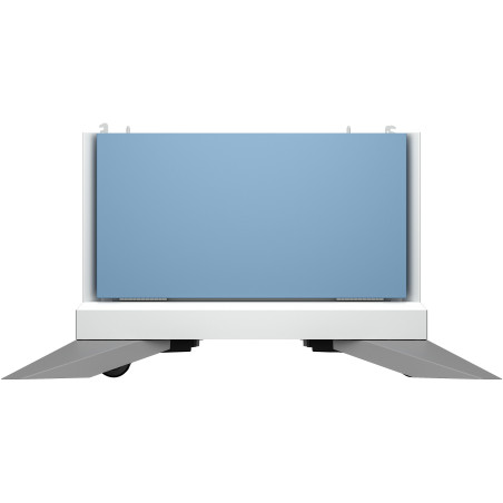 Supporto stampante hp laserjet da pavimento con 4 piedini stabilizzatori