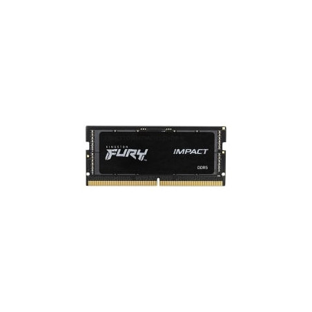 Ram so-dimm ddr5 32gb kingston fury impact 5600 cl4 nero [sbkin503256bi10]