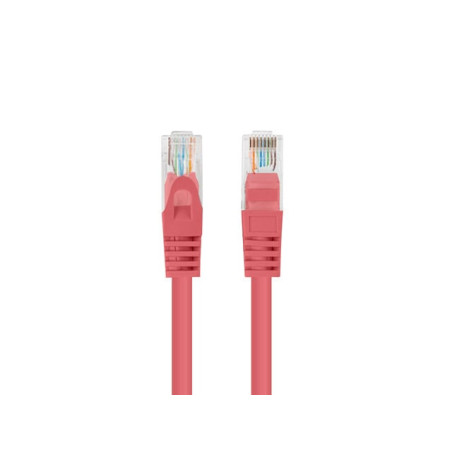 Cavo di rete lanberg patchcord cat.6 0.5m 10pz rosso [pcu6-20cc-0050-r]
