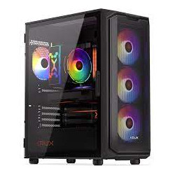 Case krux orona con finestra atx nero [krxd003]