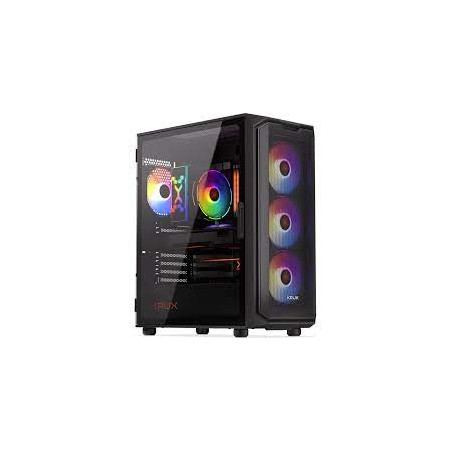 Case krux orona con finestra atx nero [krxd003]