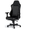 Sedia da gioco noblechairs hero in vera pelle nero/nero