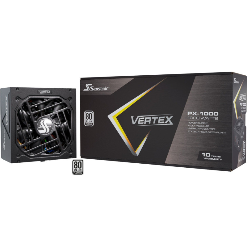 Alimentatore 1000w seasonic vertex px-1000 80 plus platinum nero
