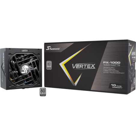 Alimentatore 1000w seasonic vertex px-1000 80 plus platinum nero