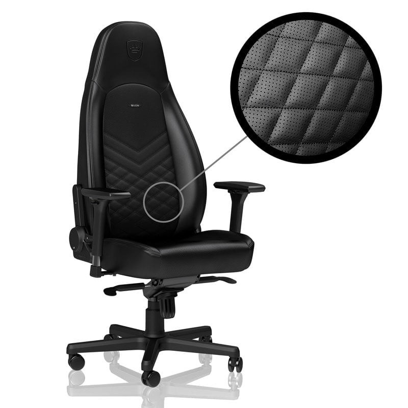 Sedia da gioco noblechairs icon nera/nera
