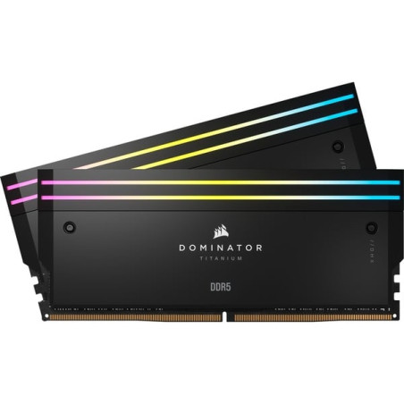 Ram dimm ddr5 32gb corsair dominator titanium 6600mhz cas32 2pz nero
