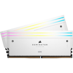 Ram dimm ddr5 48gb corsair dominator titanium 7000mhz cas40 2pz bianco