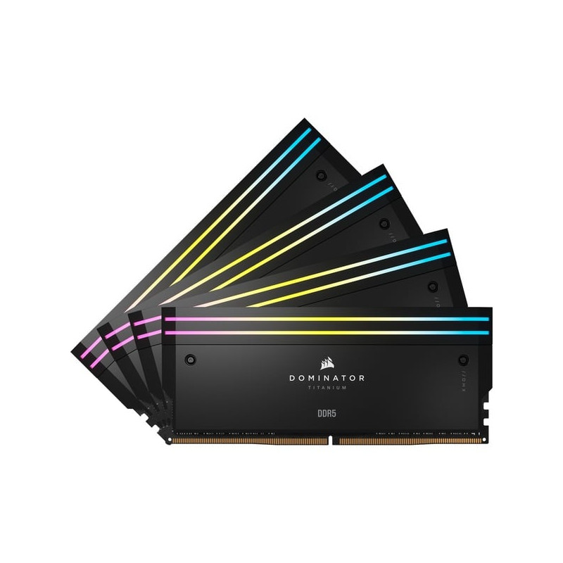 Ram dimm ddr5 96gb corsair dominator titanium 6000mhz cas30 4pz nero