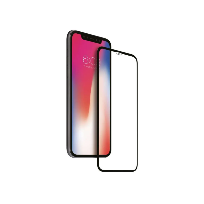 Vetro proteggischermo nevox nevoglass 3d per iphone 15 pro nero/trasparente