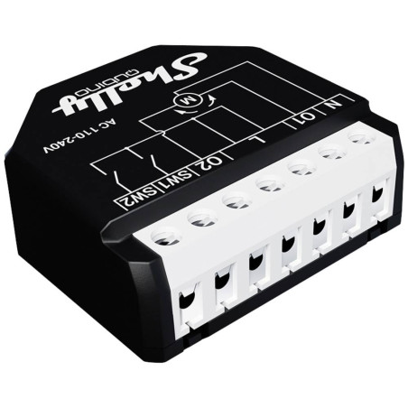 Attuatore per tapparelle shelly wave shutter tapparella doppia z-wave