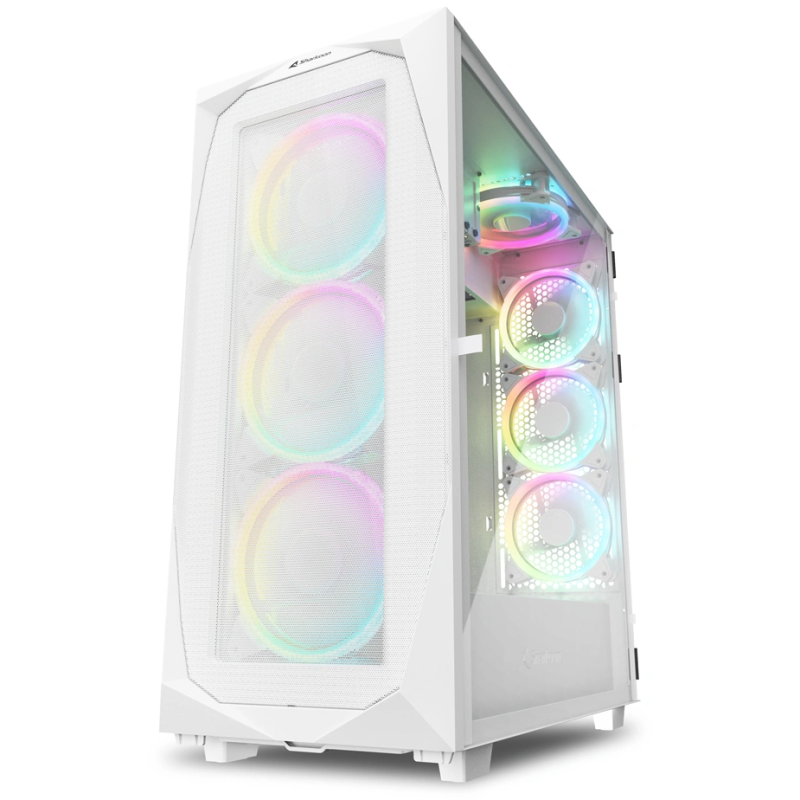 Case pc sharkoon rev300 e-atx midi-tower bianco [4044951039593]