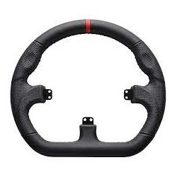Volante asetek simsports gt rim-closed d pelle nero