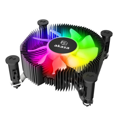 Dissipatore cpu akasa vegas chroma ilg intel lga 1700 argb nero