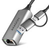 Adattatore axagon usb typo c ade-ar usb 3.2 grigio [amaxnkpadear001]