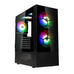 Case kolink observatory mx glass/argb/midi tower/vetro temperato