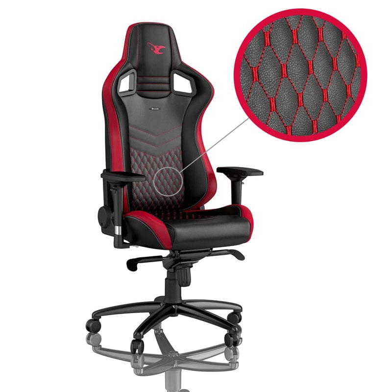 Sedia da gioco noblechairs epic edizione mousesports nero/rosso