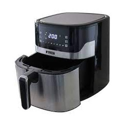 Friggitrice ad aria calda noveen af550 6.5l 1600w nero/argento [af550]