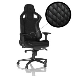 Sedia da gioco noblechairs epic in vera pelle nero