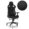 Sedia da gioco noblechairs epic in vera pelle nero