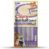 Mangime secco inaba churu hairball dolcetto per gatti al tonno 4x14g