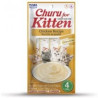 Mangime secco inaba churu kitten pollo dolcetto per gatti 4x14g