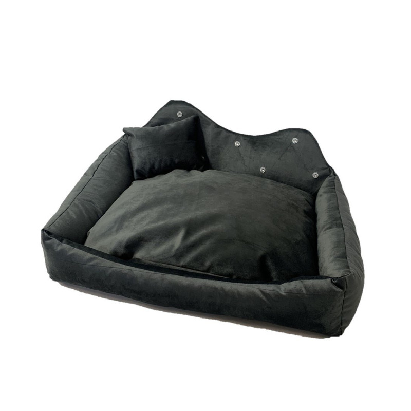 Letto go gift prince per animali domestici xl 60x45x10cm grigio