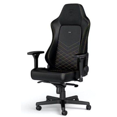 Sedia da gioco noblechairs hero in pelle sintetica nero/oro