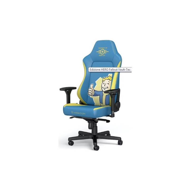 Sedia da gioco noblechairs hero edizione fallout vault-tec in