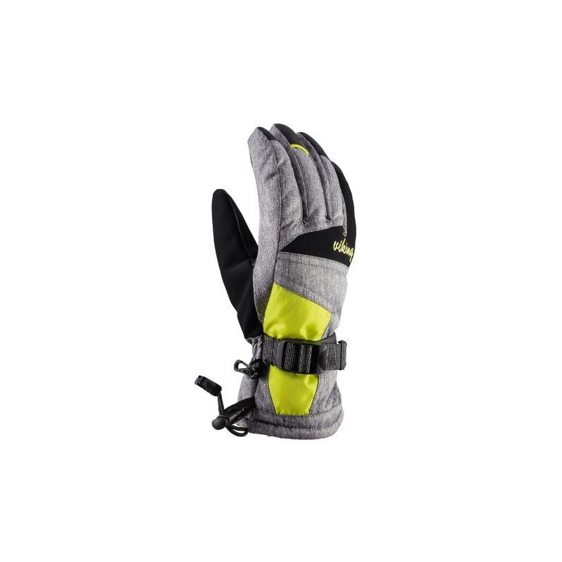 Guanti viking hudson gtx mitten ski man poliestere grigio/rosa [113/20/5473/74/5]