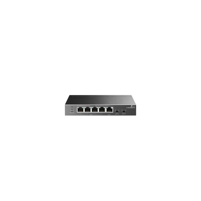Switch tp-link poe+ desktop gestito 5porte gigabit ethernet 10/100/grigio