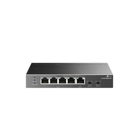 Switch tp-link poe+ desktop gestito 5porte gigabit ethernet 10/100/grigio