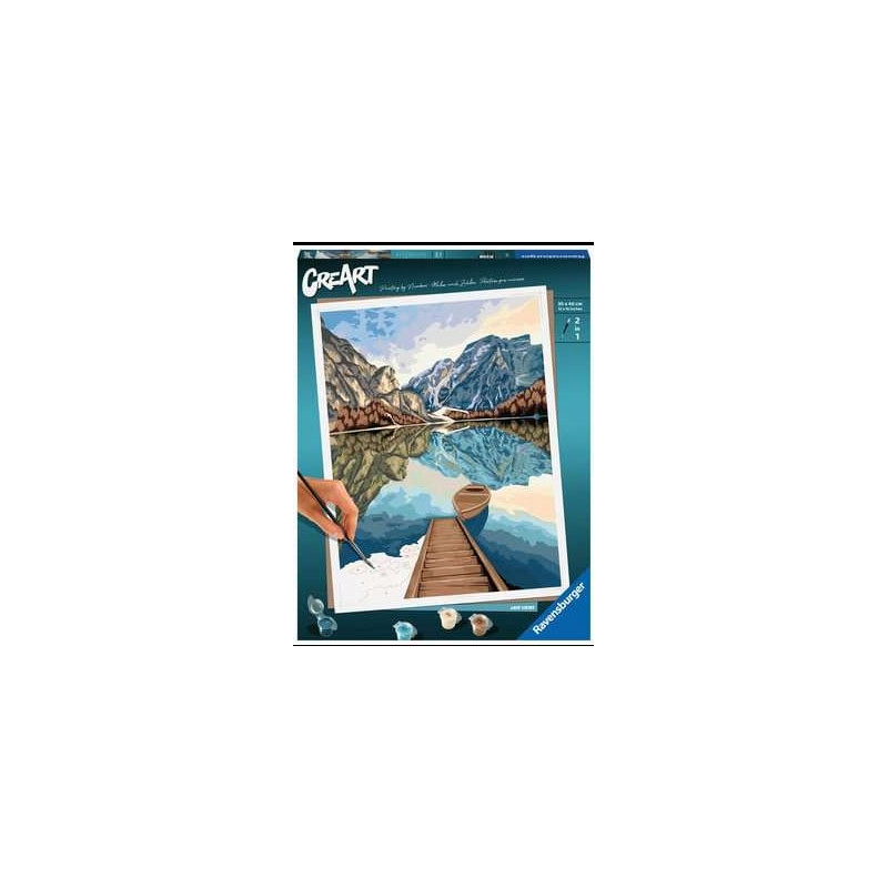 Gioco creativo ravensburger 23612 creart lago di montagna kit per