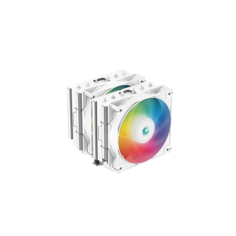 Dissipatore cpu deepcool ag620 bianco argb [r-ag620-whanmn-g-2]