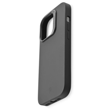 Custodia posteriore cellularline per iphone 15 pro silicone nero