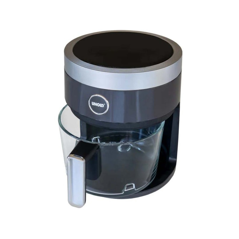 Friggitrice ad aria calda unold 4.5l 1200w nero/acciaio inossidabile