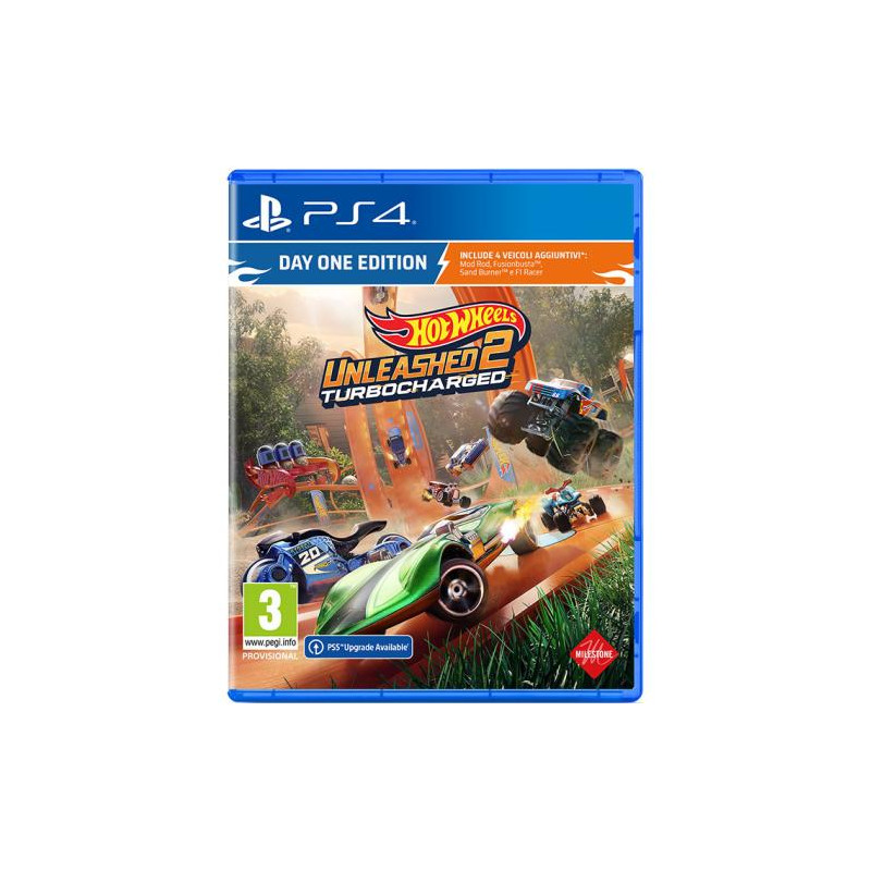 Videogioco ps4 milestone hot wheels unleashed 2 turbocharged day