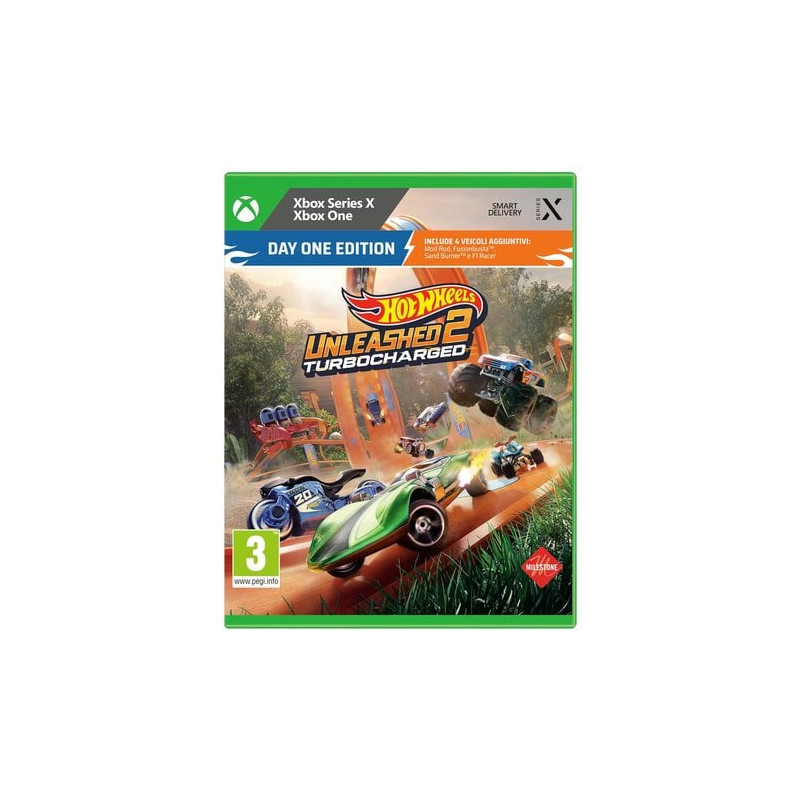 Videogioco milestone hot wheels unleashed 2 turbocharged day one